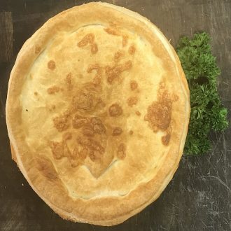 Family size beef bacon and cheese 25.75