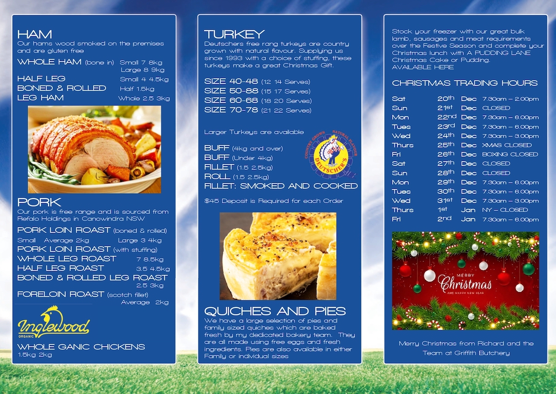 christmas brochure
